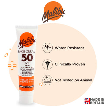 Malibu 50 SPF High Protection Face Cream 40ml Malibu