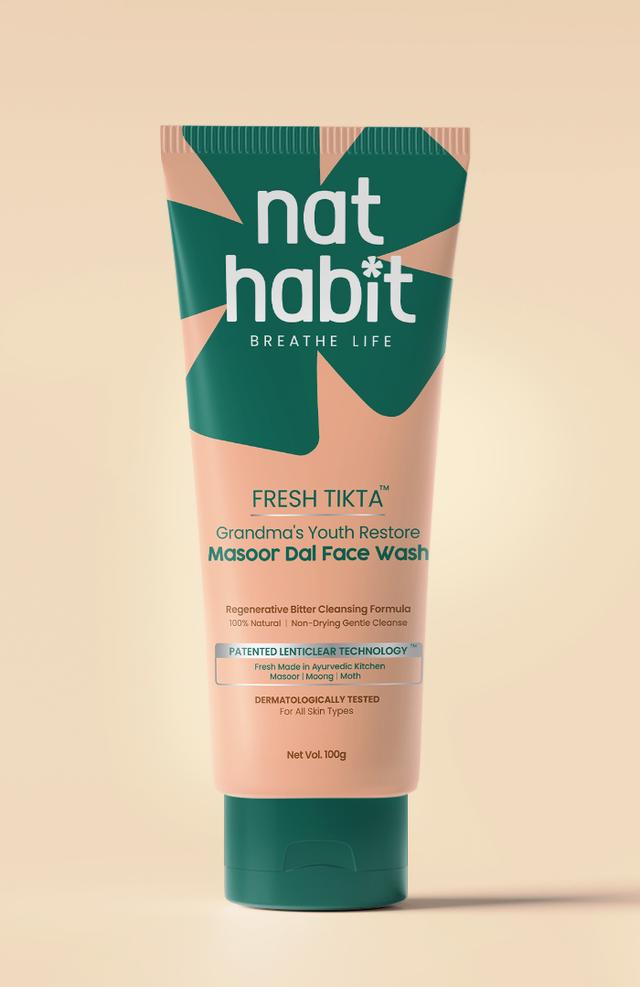 Nat Habit Masoor Dal Tikta Face Wash 50g Nat Habitat