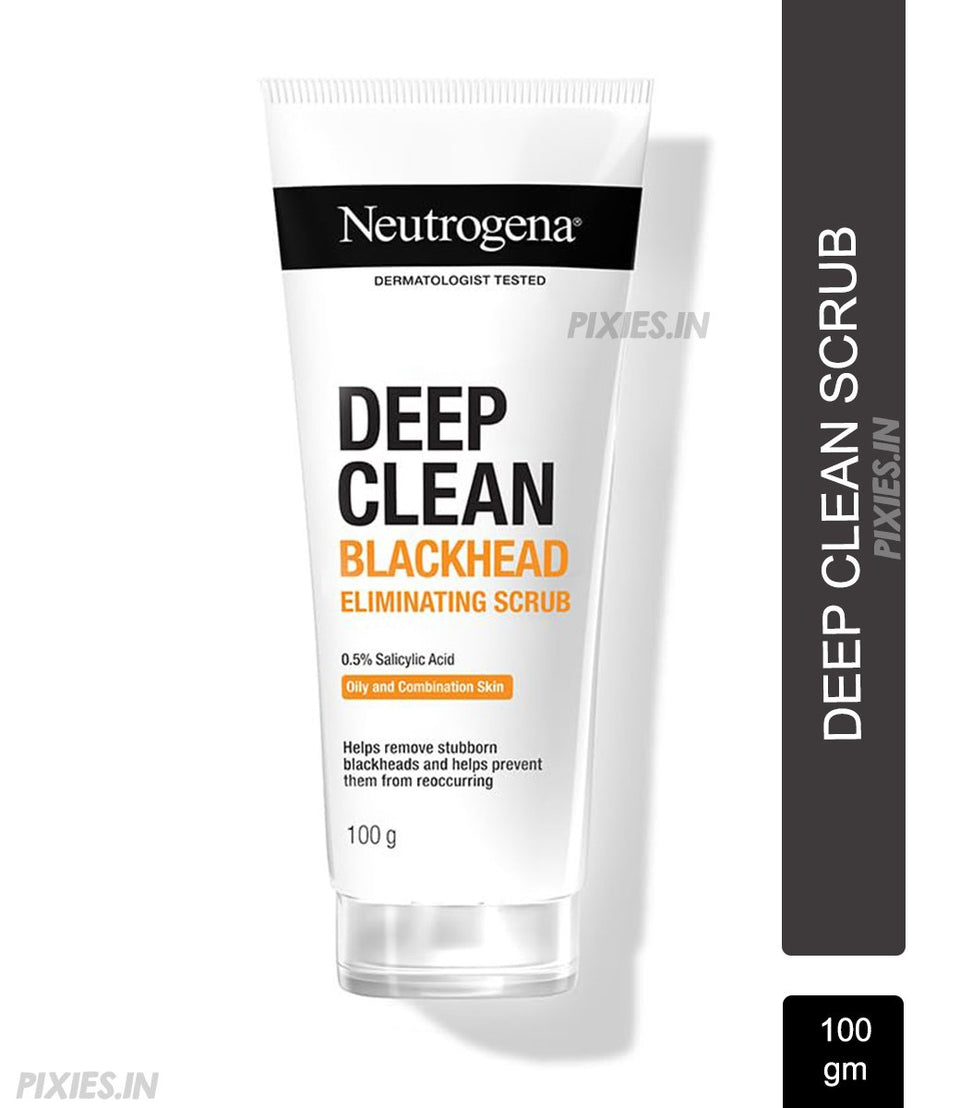 Neutrogena Deep Clean Blackhead Eliminating Face Scrub 100gm NEUTROGENA