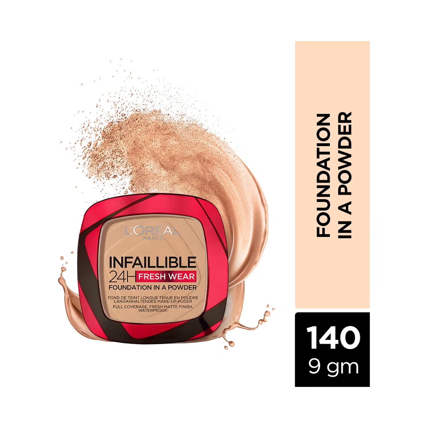 L'Oreal Paris Infallible 24H Fresh Wear Foundation in a Powder, Transferproof Beauty Bumble