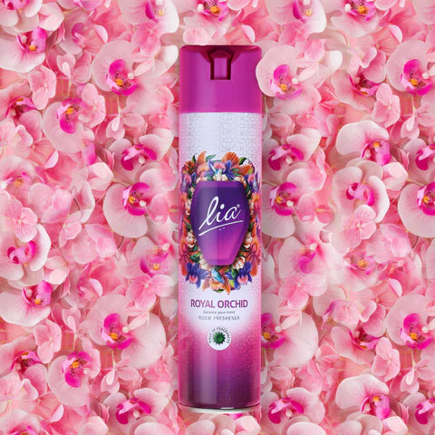 Lia Air Freshener for Home, (Fragrance Royal Orchid) 310 g LIA