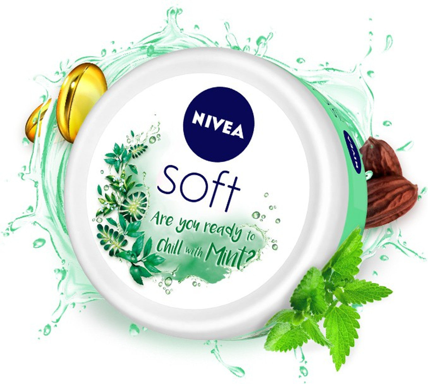 NIVEA SOFT LIGHT MOISTURIZER CHILLED MINT 100ML NIVEA
