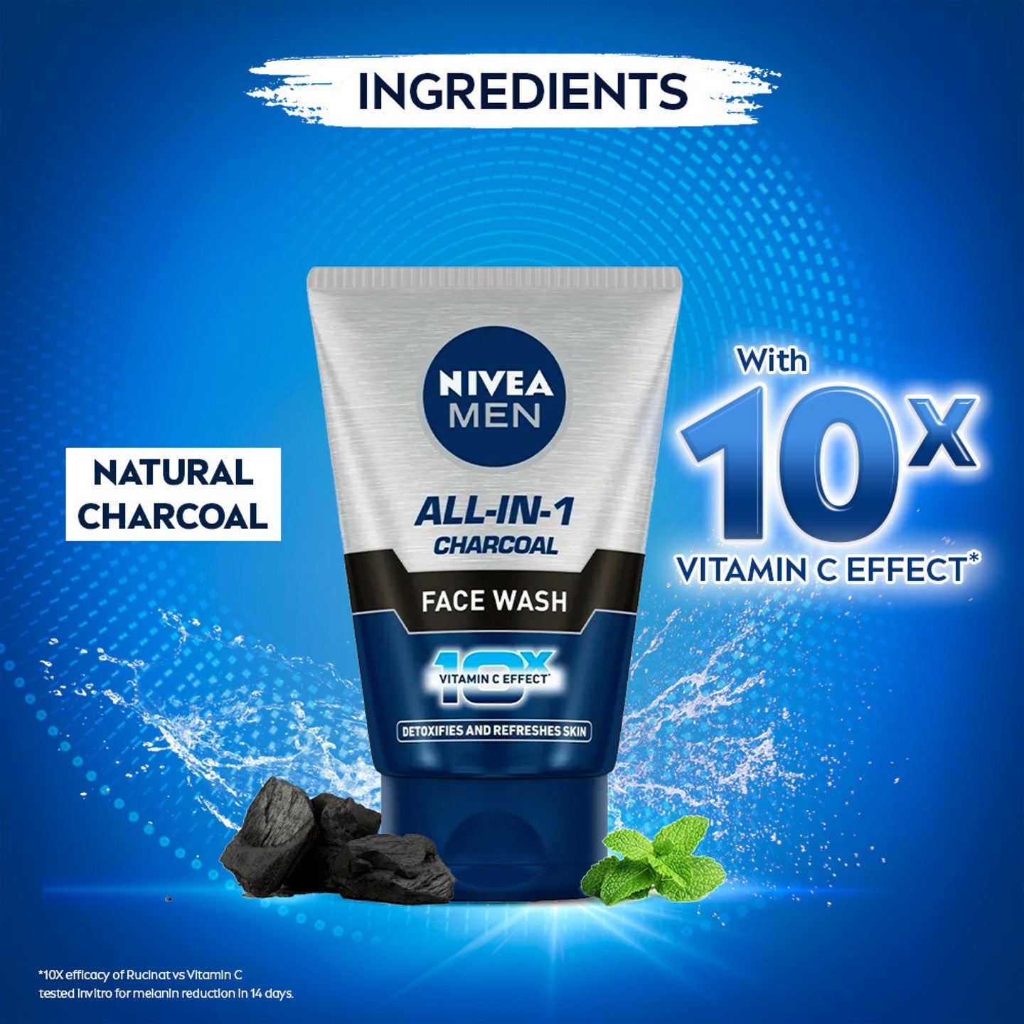 NIVEA ALL IN 1 CHARCOAL WITH VITAMIN C 100 G NIVEA