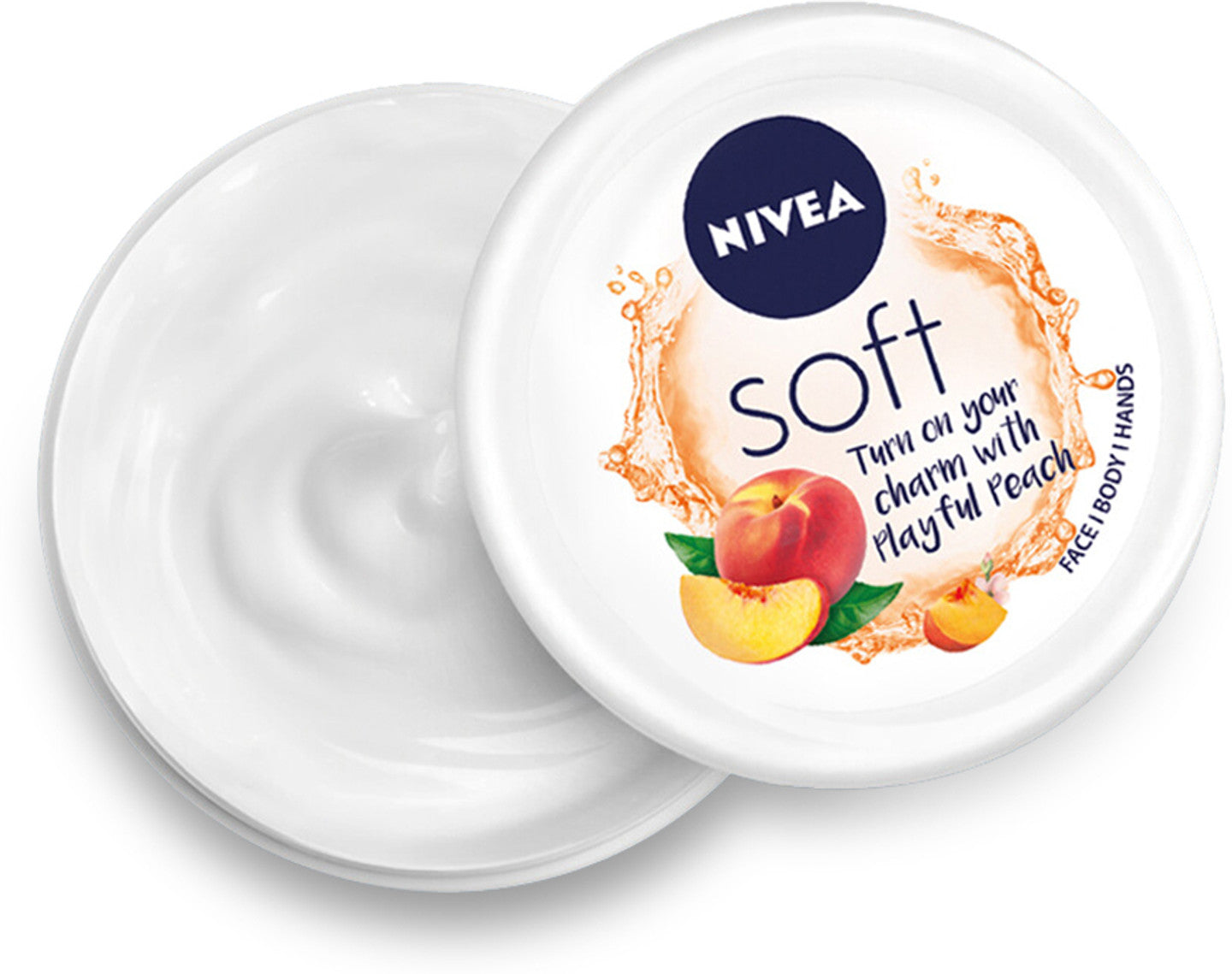 NIVEA SOFT LIGHT MOISTURIZER PLAYFUL PEACH 100ML NIVEA