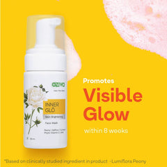 OZIVA Inner Glo Skin Brightening Face Wash Improved Radiance & Ph Balance 100 ml OZIVA