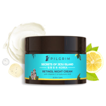 Pilgrim Retinol Night Cream With Vitamin C & Hyaluronic Acid 50g Pilgrim