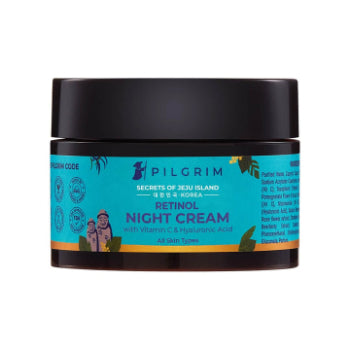 Pilgrim Retinol Night Cream With Vitamin C & Hyaluronic Acid 50g Pilgrim