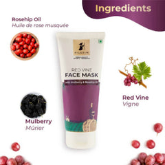 Pilgrim Red Vine Face Mask With Mulberry & Roseship Oil 100g Pilgrim