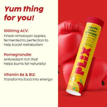 Plix Apple Cider Vinegar Mango Flavour 15N Tablets Plix
