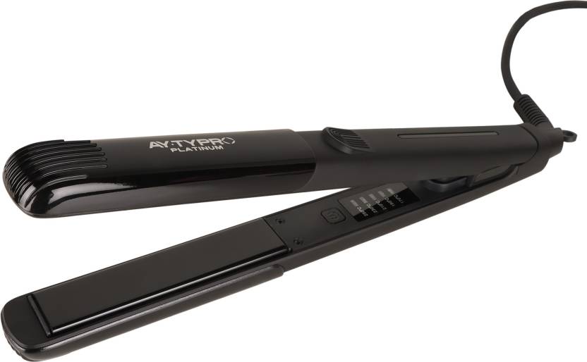 AY.TY PRO PLATINUM BLACK TITANIUM HAIR STRAIGHTENER AY.TY PRO