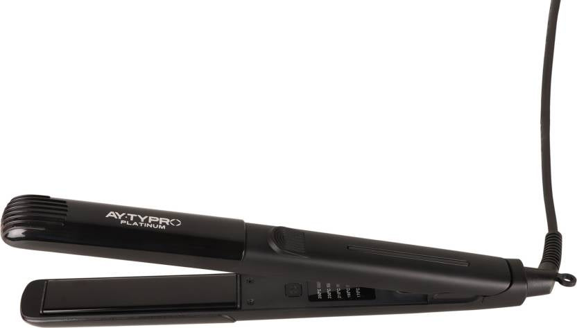 AY.TY PRO PLATINUM BLACK TITANIUM HAIR STRAIGHTENER AY.TY PRO