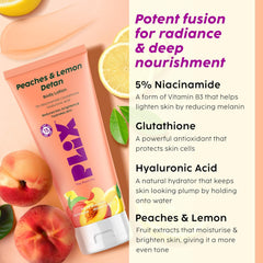 PLIX Peaches & Lemon Detan Body Lotion SPF15 - 200ml Plix