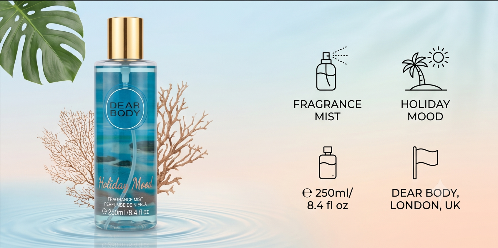 Dear Body Holiday Mood Fragrance Mist 250 ml DEAR BODY