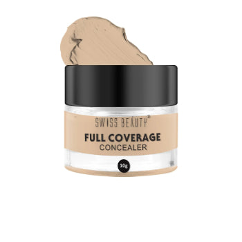 SWISS BEAUTY Full Coverage Concealer (02 Natural-Beige) 10g SWISS BEAUTY