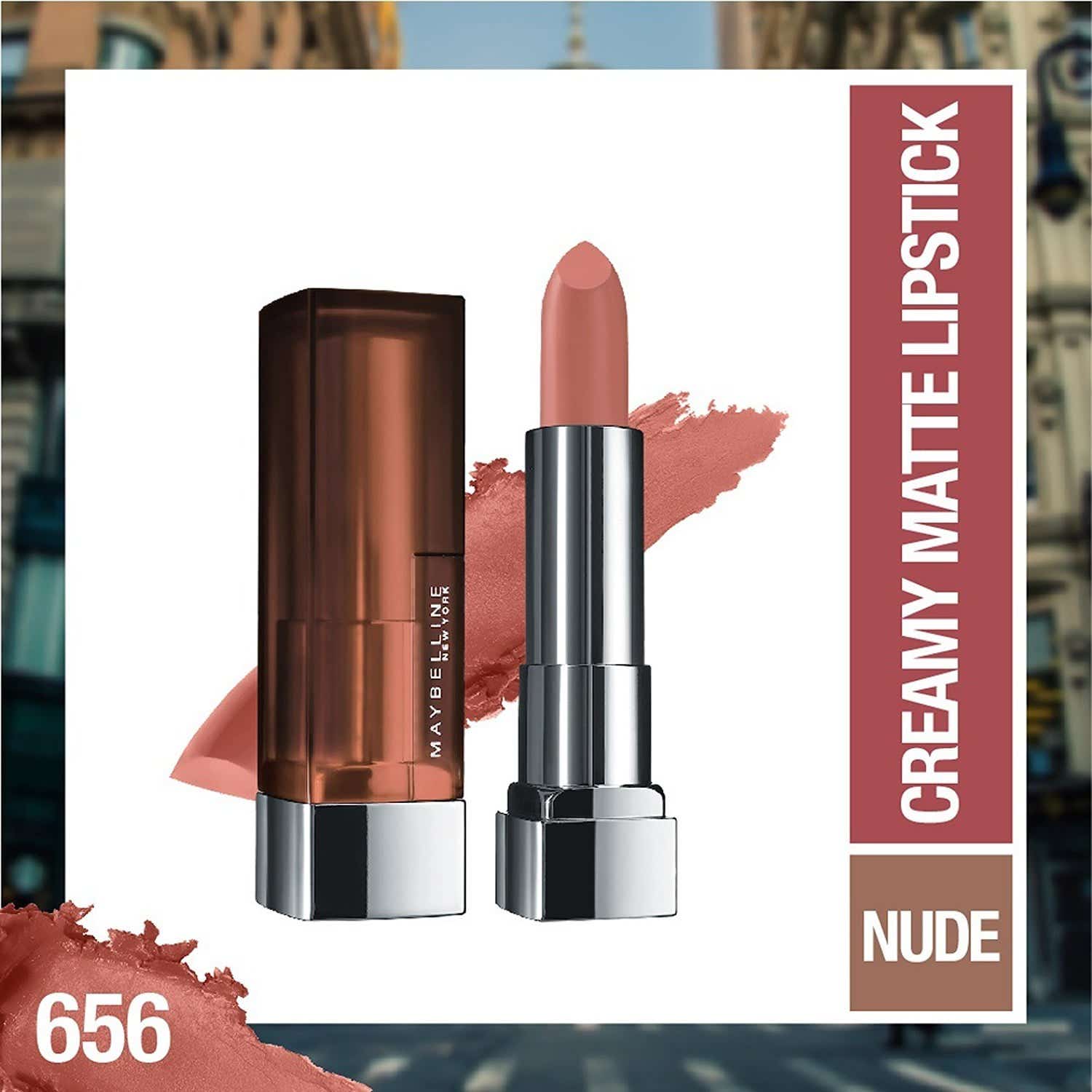 Maybelline New York Color Sensational Creamy Matte Lipstick, Lasts Up To 12H Maybelline