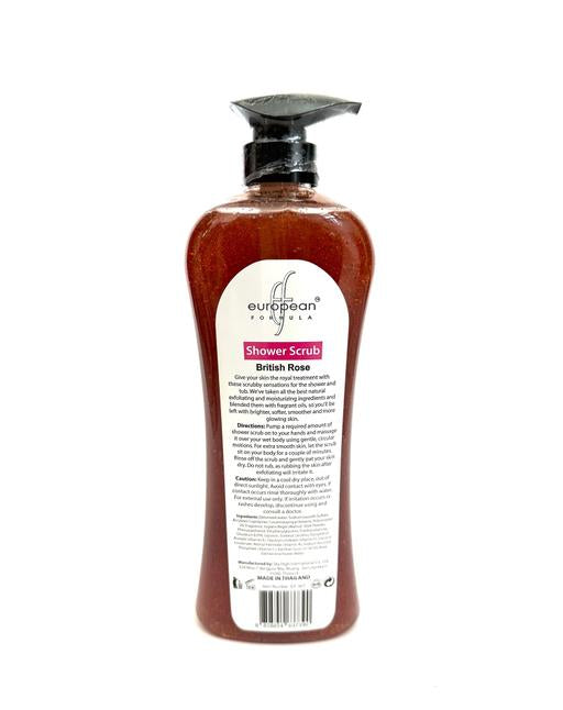 European Formula British Rose Shower Scrub 1000 Ml European Formula