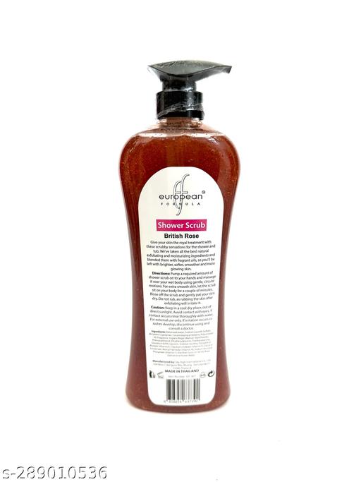European Formula British Rose Shower Scrub 500 ml European Formula