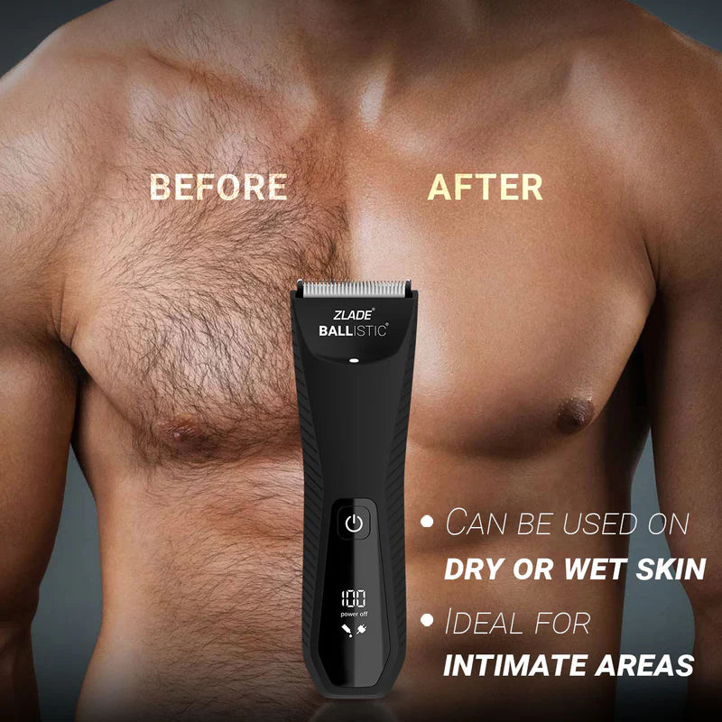 ZLADE Ballistic Turbo Manscaping Waterproof Full Body Trimmer ZLADE