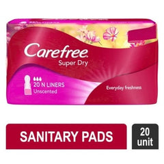 Carefree Super Dry Panty Liners (20 Pieces) Pack of 2 Care Free