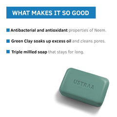 Ustraa Soap Neem & Green Clay 100G Ustraa