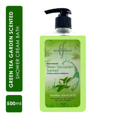 European Formula Moisturising Green Tea Garden Scented Shower Cream Bath 500 ml European Formula