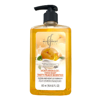 European Formula Tasty Peach Scented Moisturising Gel Hand Soap 500 ml European Formula