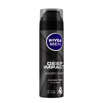 NIVEA MEN Shaving, Deep Impact Smooth Shaving Foam, 200 ml NIVEA