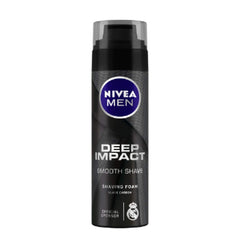 NIVEA MEN Shaving, Deep Impact Smooth Shaving Foam, 200 ml NIVEA
