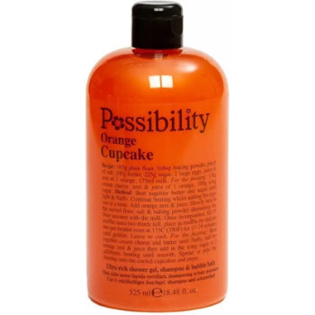 Possibility Orange Cupcake 3 in 1 Shower Gel (525 ml) Possibility