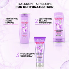 L'Oreal Paris Hyaluron Moisture 72H Moisture Sealing Conditioner | With Hyaluronic Acid | For Dry & Dehydrated Hair | Adds Shine & Bounce 180 ml L'Oreal