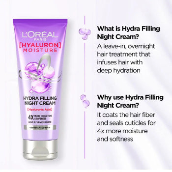 L'Oreal Paris Hyaluron Moisture Hydra Filling Night Cream 180ml L'Oreal
