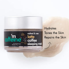 mCaffeine  Coffee Lip Sleeping Mask for Hydration & Repair, 24 Hrs Moisturization - 12 gm mCaffeine