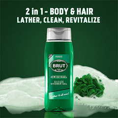 Brut Original All - In- one Hair & Body Shower Gel 500ml Brut