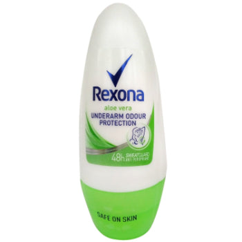 Rexona Underarm Odour Protection Anti-perspirant Roll On for Unisex, 50 ml (Pack Of 2) rexona