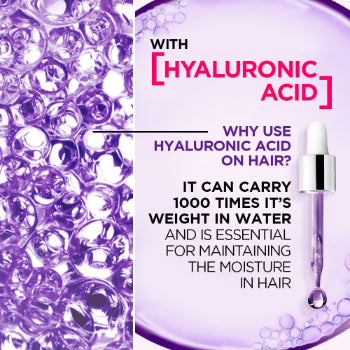 L'Oreal Paris Hyaluron Moisture 72H Moisture Filling Shampoo | With Hyaluronic Acid | For Dry & Dehydrated Hair | Adds Shine & Bounce 340ml L'Oreal