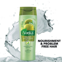 Vatika Olive & Henna Shampoo Nourish protect - 400 ml Vatika