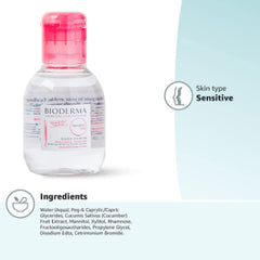 Bioderma Sensibio Make up Pollution & Impurities Remover Face Eyes Sensitive skin, 100ml Bioderma