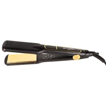 AYTY PRO Keratin Hair Straightener Ultmio + (1.65") with Nano Gold Titanium 3D Floating Ultimo + Hair Straightener  (Black) AY.TY PRO