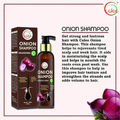 Caleo Onion Shampoo Lower Sulphate Formula 200Ml Caleo