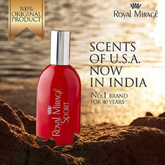 Royal Mirage Eau De Cologne Sport Perfume Spray For Men 120ml Royal Mirage