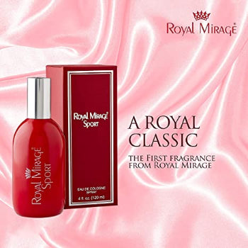 Royal Mirage Eau De Cologne Sport Perfume Spray For Men 120ml Royal Mirage