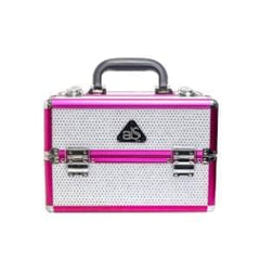 Abs Beauty Pink & White Professional Makeup Vanity Case Abs Beauty