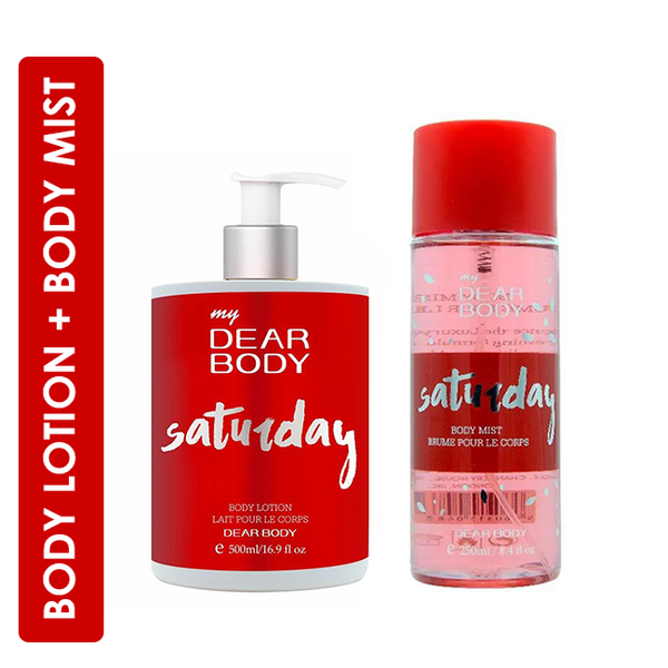 DEAR BODY Saturday Body Lotion & Mist Combo Pack Dear Body