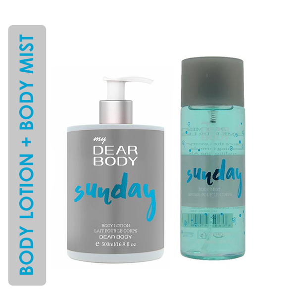 Dear Body Sunday Body Lotion & Mist Combo Pack Dear Body
