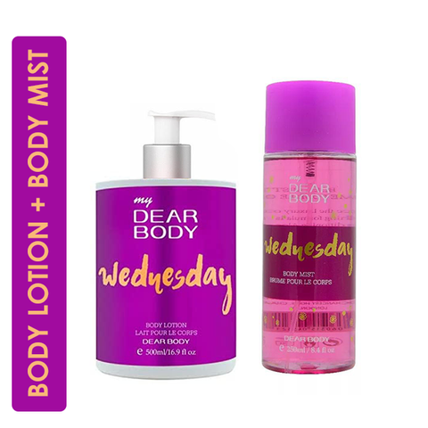 Dear Body Wednesday Body Lotion & Mist Combo Pack Dear Body