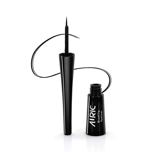 AURIC Brush Tip Eyeliner Midnight Black 3.5ml AURIC
