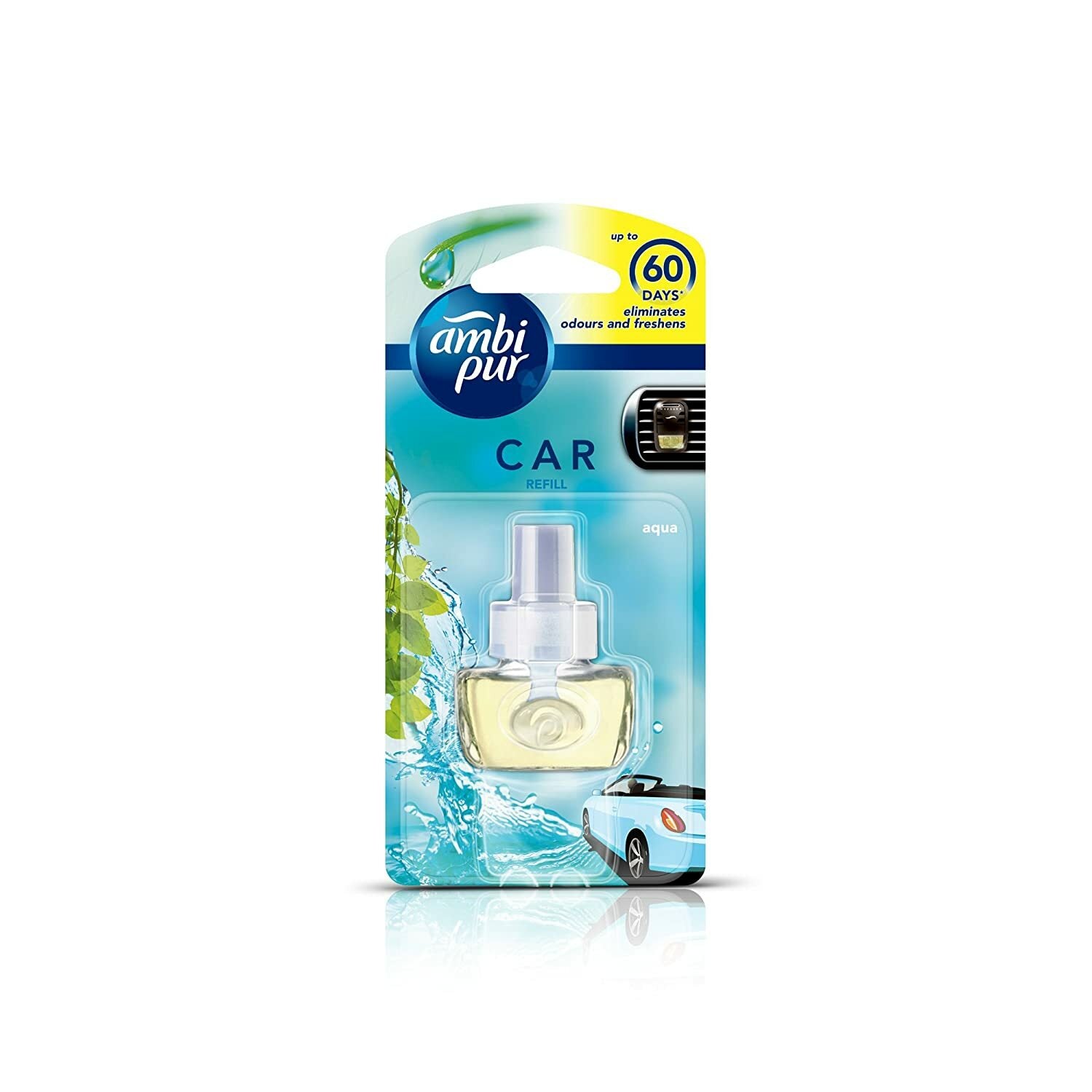 Ambi Pur - Désodorisant Pour Voiture Aqua Ambi Pur (7 ml) - Parfums  d'intérieur - Rue du Commerce