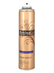 Berina Hair Spray Super Firm Hold Gold Professional Salon Styling Spray 250ml Berina