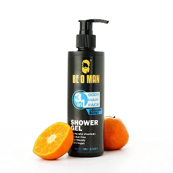 BE O MAN 3 in 1 Body Hair Face Shower Gel 200 ml Be O Man