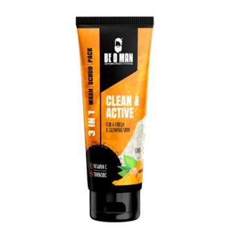 BE O MAN Clean & Active For A Fresh & Glowing Skin Vitamin C 100 GM Be O Man